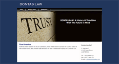 Desktop Screenshot of dontaslaw.com